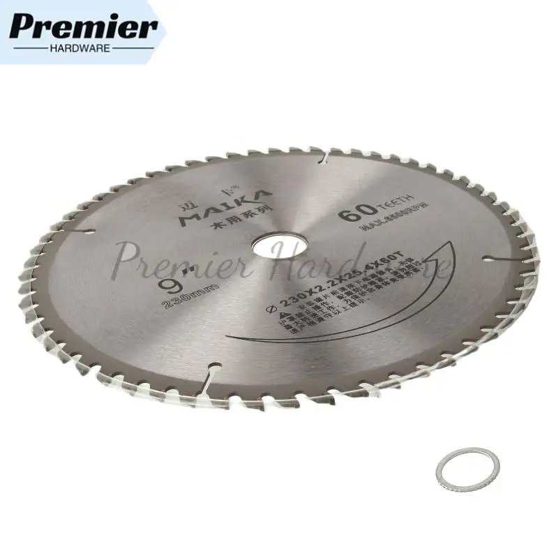 1pc 230mm 60T Carbide Wood Saw Blades for Multi-function Power Tool TCT Circular Saw Blade Wood Cutting Disc