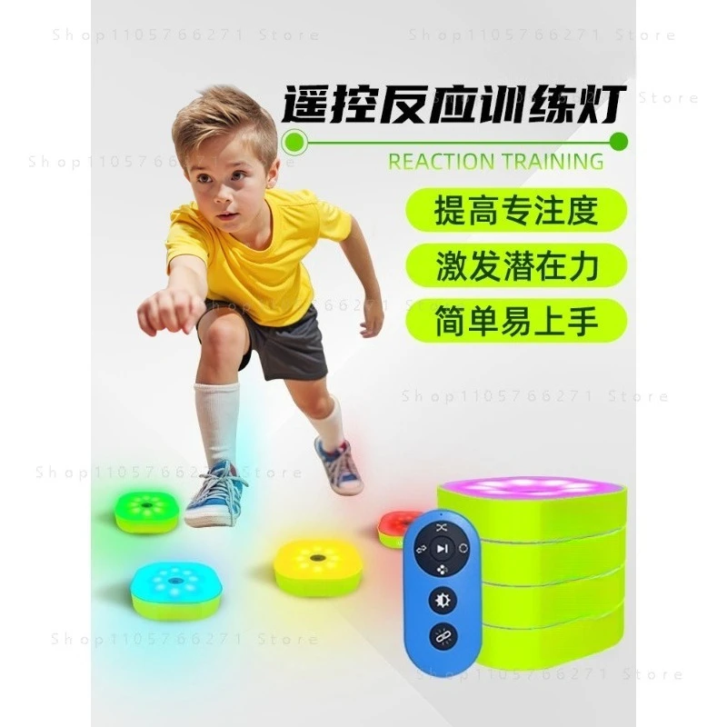 Reaction Training Lamp Remote Control Agility Trainer Reaction Lamp Body Fitness Movement Reaction Speed Training