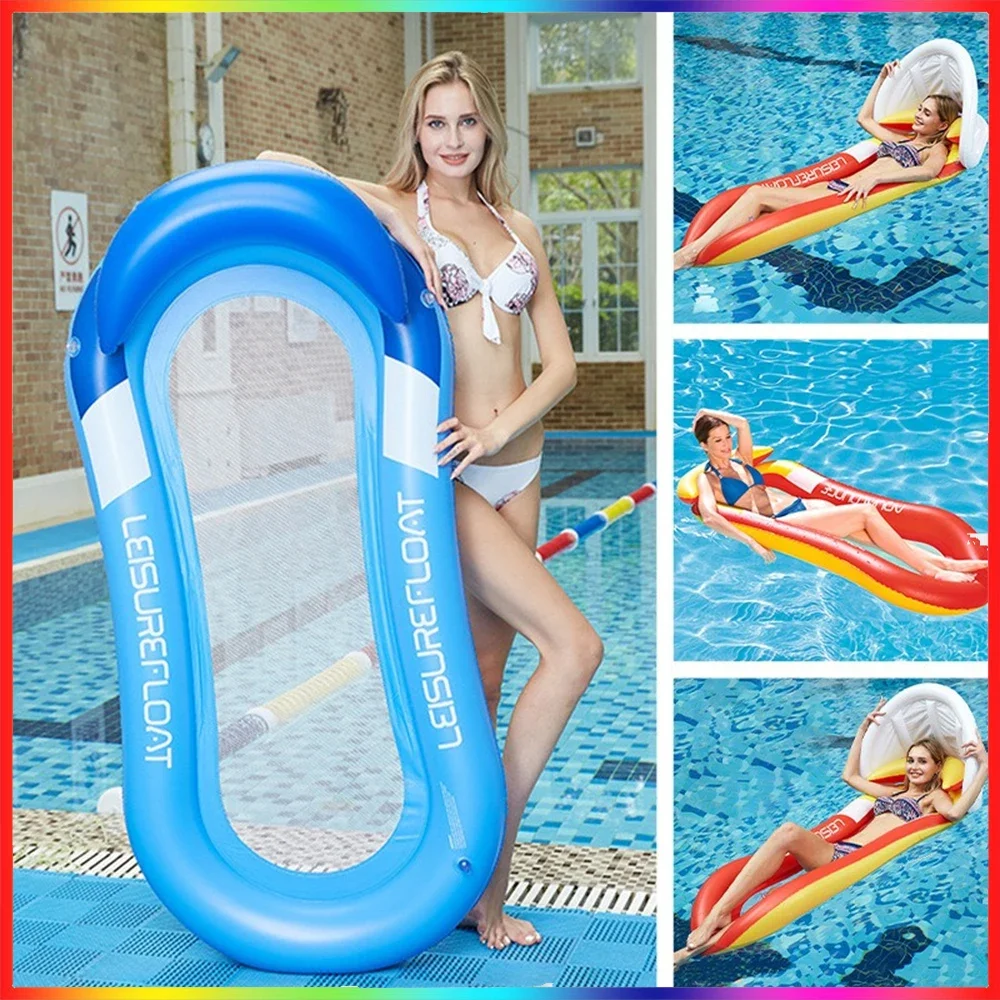 

Inflatable Mattresses Water Swimming Pool Accessories Hammock Lounge Chairs Pool Float Mat Water Sports Toys Recliner Recreation