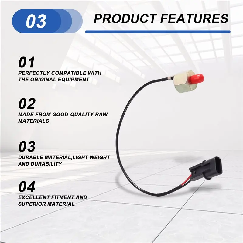 Knock Sensor Replacement Parts For Mazda 6, Pajero-MD141510 E1T15075 E001T15075