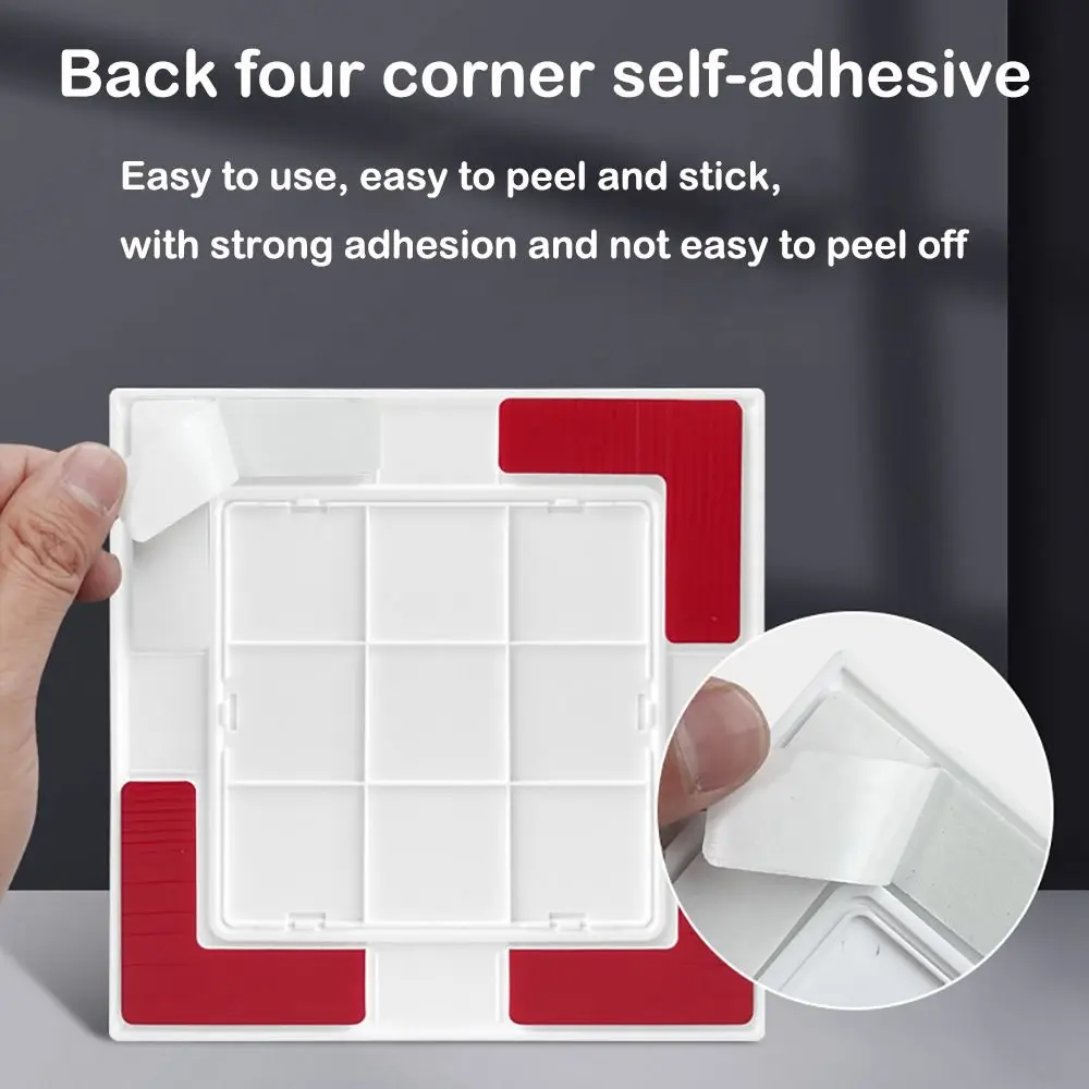 Universal Self-adhesive Access Panel Door Plastic Removable Inspection Hole White Hinged Access Hatch Doors Wall Ceiling