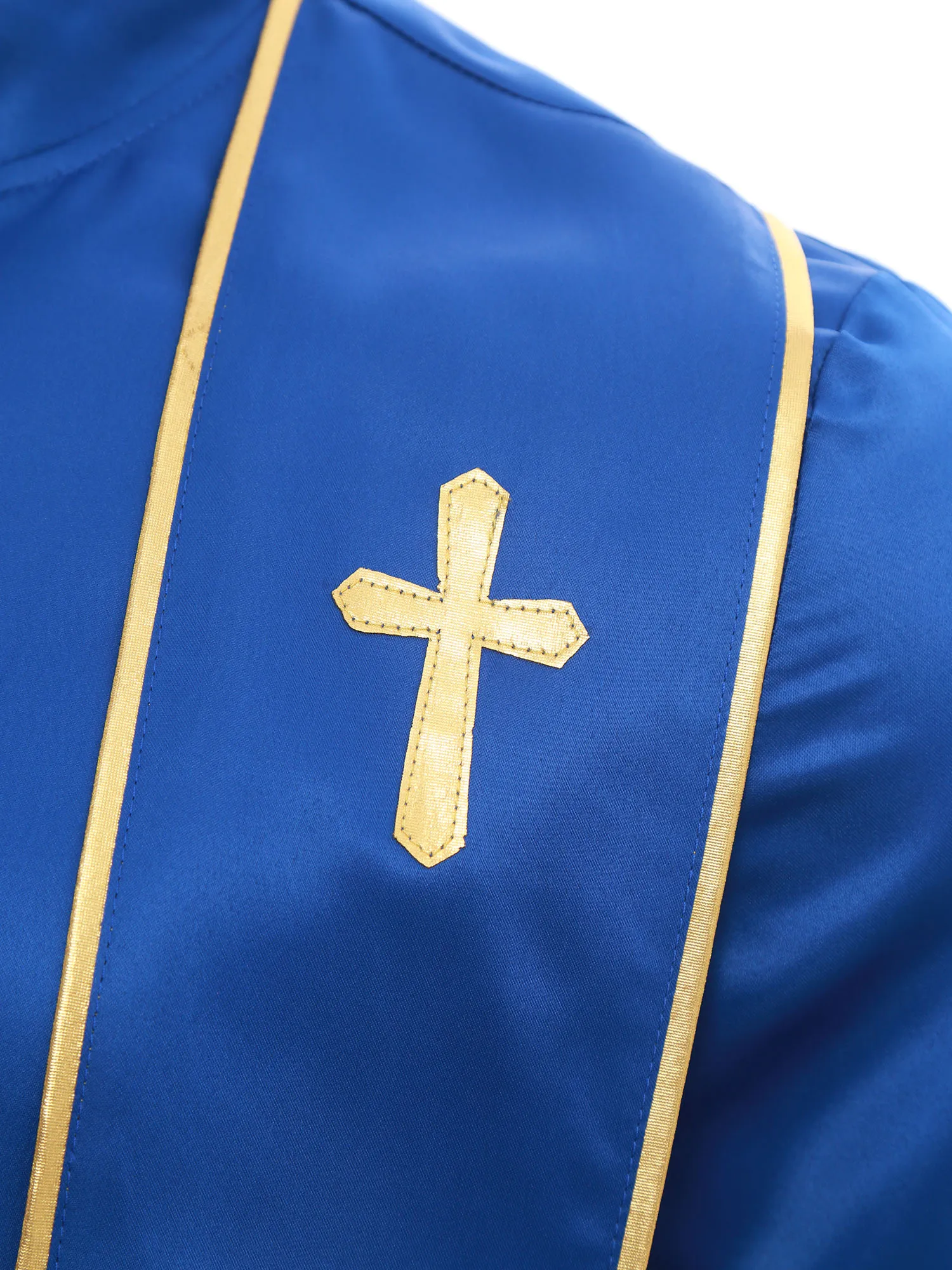 Man Cassock Vestments Halloween Mens Catholic Priest Cosplay Costumes Party Dress Up Religious Clergy Costumes Priest Robe