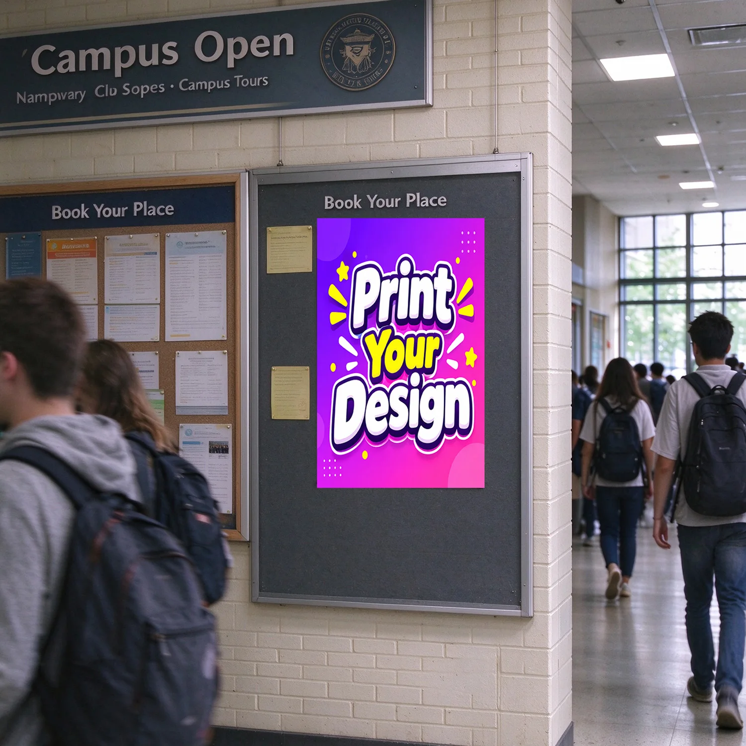 Customized posters, personalized commercial advertising signs, suitable for customized text wall decorations in tutorial centers