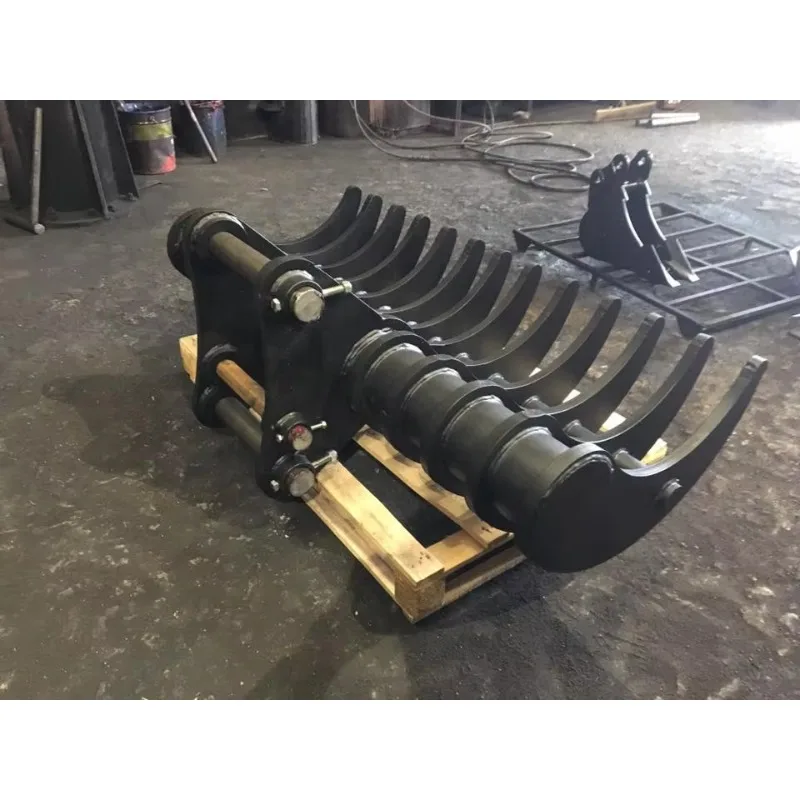 Mini Excavator Accessories Rock Stick Rake, Root Rake For Sale