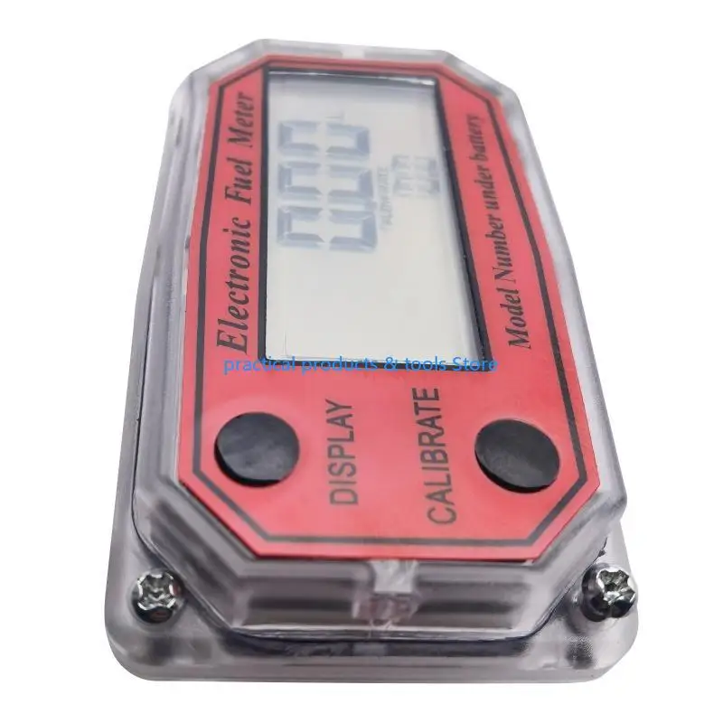 77JB Mini Digital para Turbina Fluxo Fluxo Digital LCD Display Medidor exibição Acessório chip Durabl fluxo digital