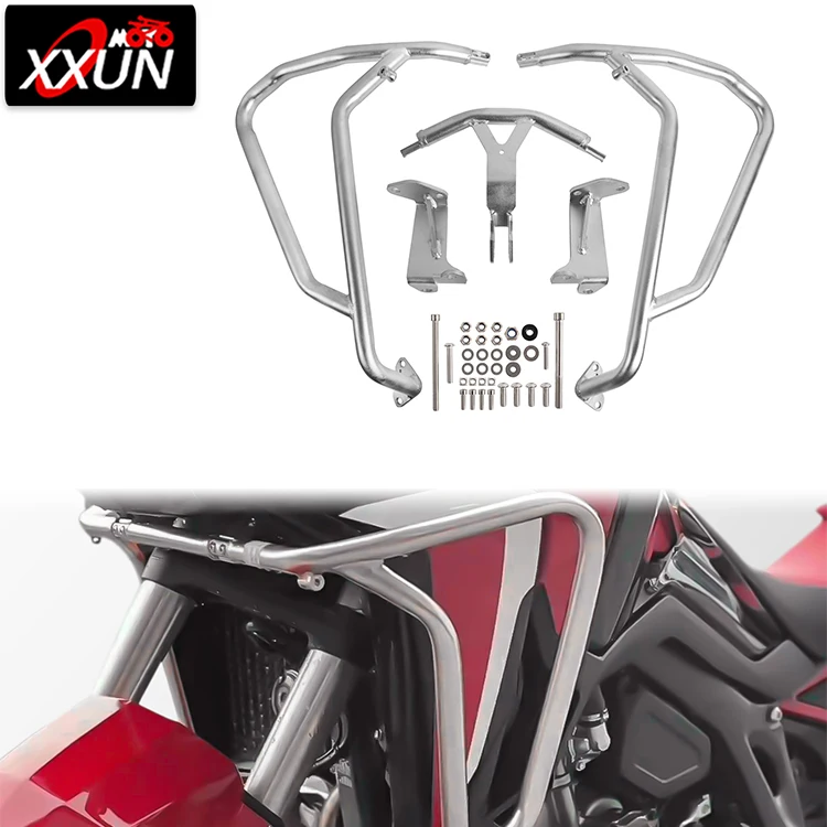 

XXUN Motorcycle Crash Bar Engine Guard Frame Protector for Honda Africa Twin CRF1100L CRF 1100L Adventure 2020 2021 2022 2023