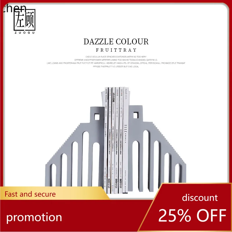 

YFY Bookend Ornament Book Support Model Room Soft Simple Modern Nordic Home Decor Living Room Desktop Creative Book Stand