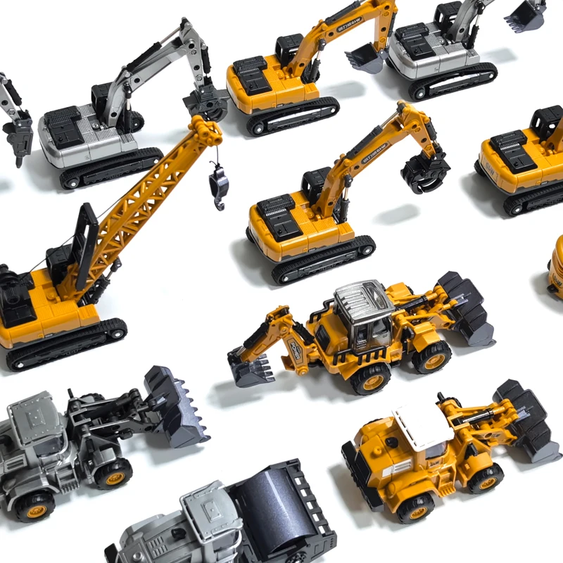 

1:70 инженерная литая под давлением модель автомобиля, игрушки для мальчиков, сплав + пластик, трактор, экскаватор, экскаватор, кран, бульдозер, детский грузовик для детей