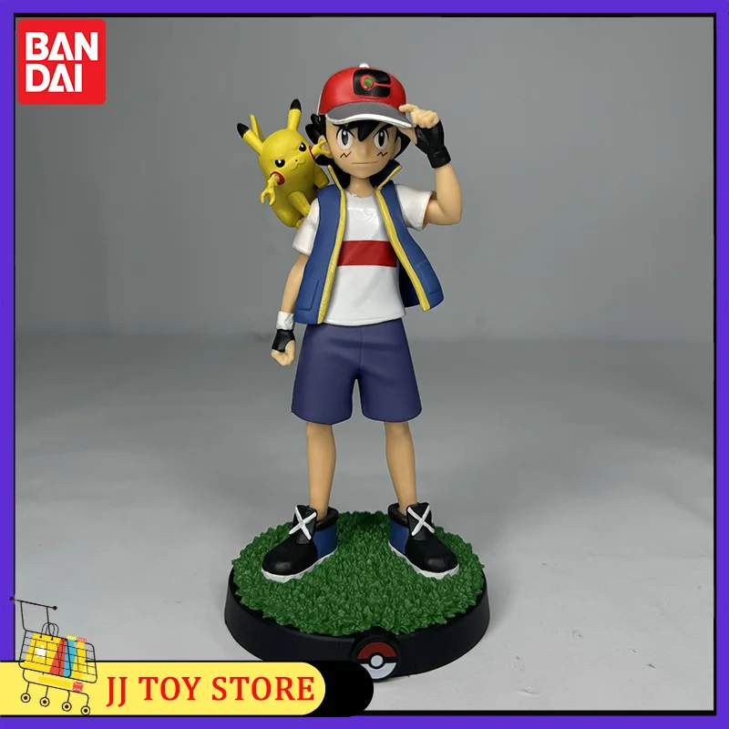 18cm Anime Pokemon Action figur Asche Ketchum PVC Modell Spielzeug Statue Desktop Dekoration Sammlung Ornament Kinder Geburtstags geschenk