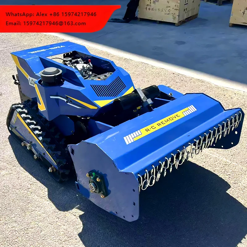 

15HP Self Propelled Mower Zero Turn High Quality Cordless Remote Control Mowing Robot 800mm Shrub Cutter 4-stroke Flail Mowers