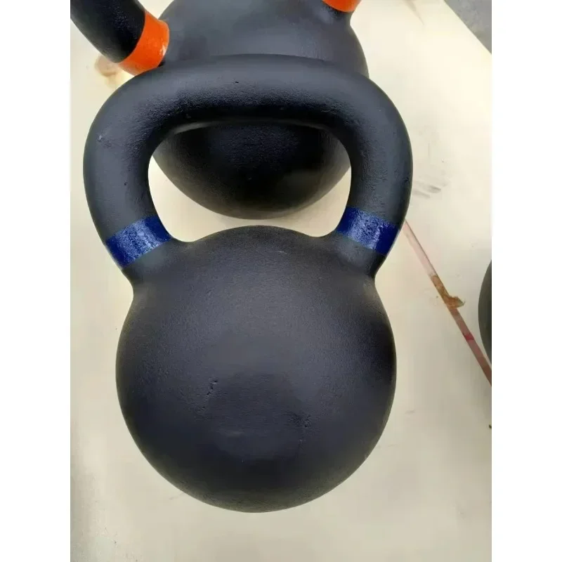 Powder Coated Cast Iron Kettlebell Durable Finish For Home Gym Full Body Exercise And Strength Training Hot Sale