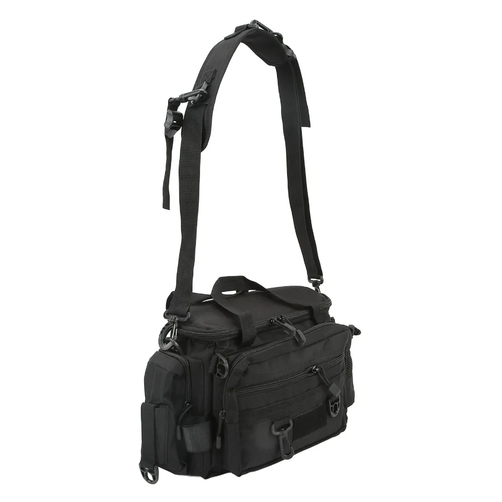 

IPX4 Waterproof Fishing Tackle Bag 15KG Load Weight Oxford Cloth Fishing Gear Bag 23L Large Capacity Fishing Bag