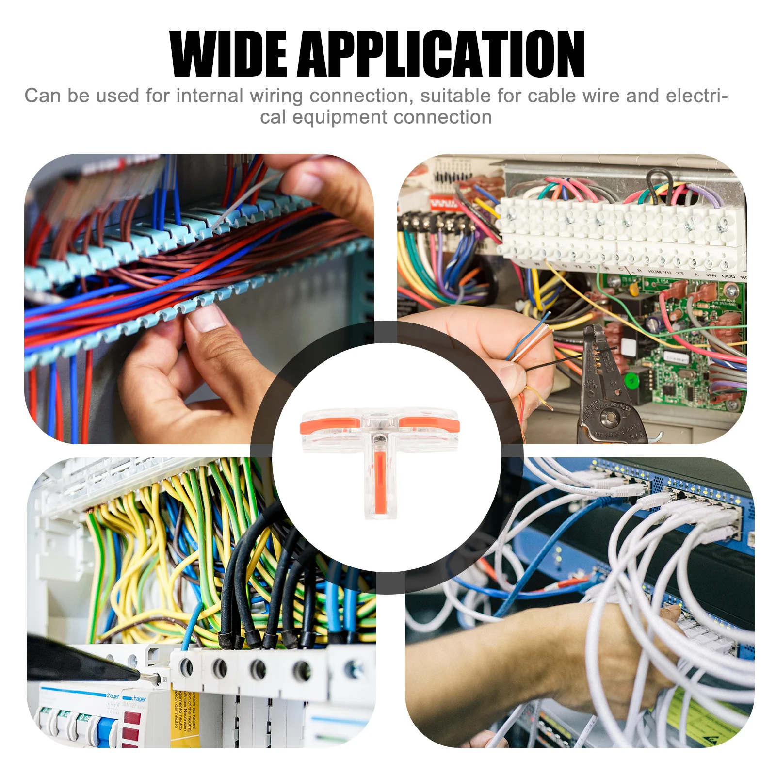 10 Stuks Koper Geïsoleerde Terminal Connectors T-Type Kabel Draad Connector Kit Quick Splice Terminals Voor Elektrische Bedrading gebruik