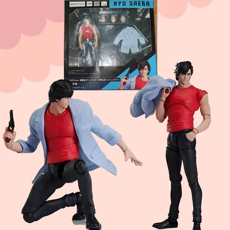 

Оригинальная аниме-фигурка BUZZmod City Hunter Saeba Ryao, экшн-фигурка, игрушки для мальчиков/девочек/подарок для детей