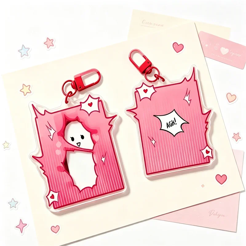 Anime Manhwa BL Yaoi Danmei Acrylic Keyring, Novelty Collectible Bag Charm Pendant, Exquisite Character Key Chain Gift for Manga
