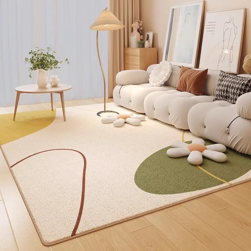Advanced Light Luxury Carpet for Living Room Washable Sofa Coffee Table Floor Mat Bedroom Bedside Large Area Soft Home Decor Rug