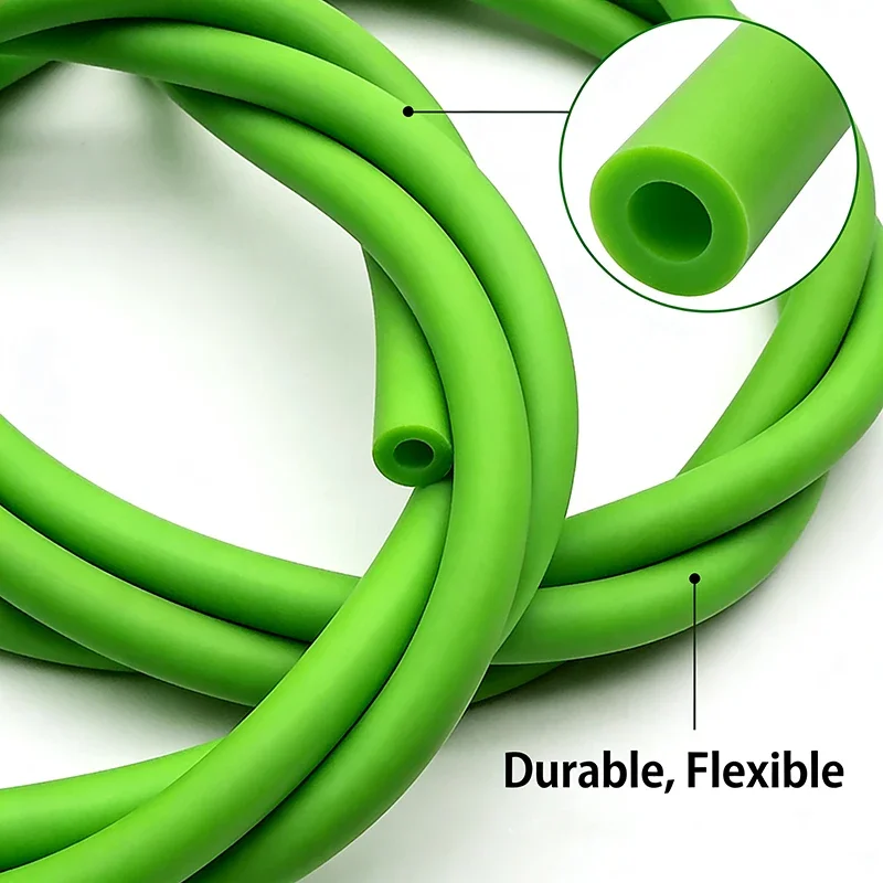 

Strong Tensile Natural Latex Tube 1.6 2 3 4 5 6 8mm 1-5Meter Green Antifreeze High Resilience Rubber Hose for Slingshot & Craft