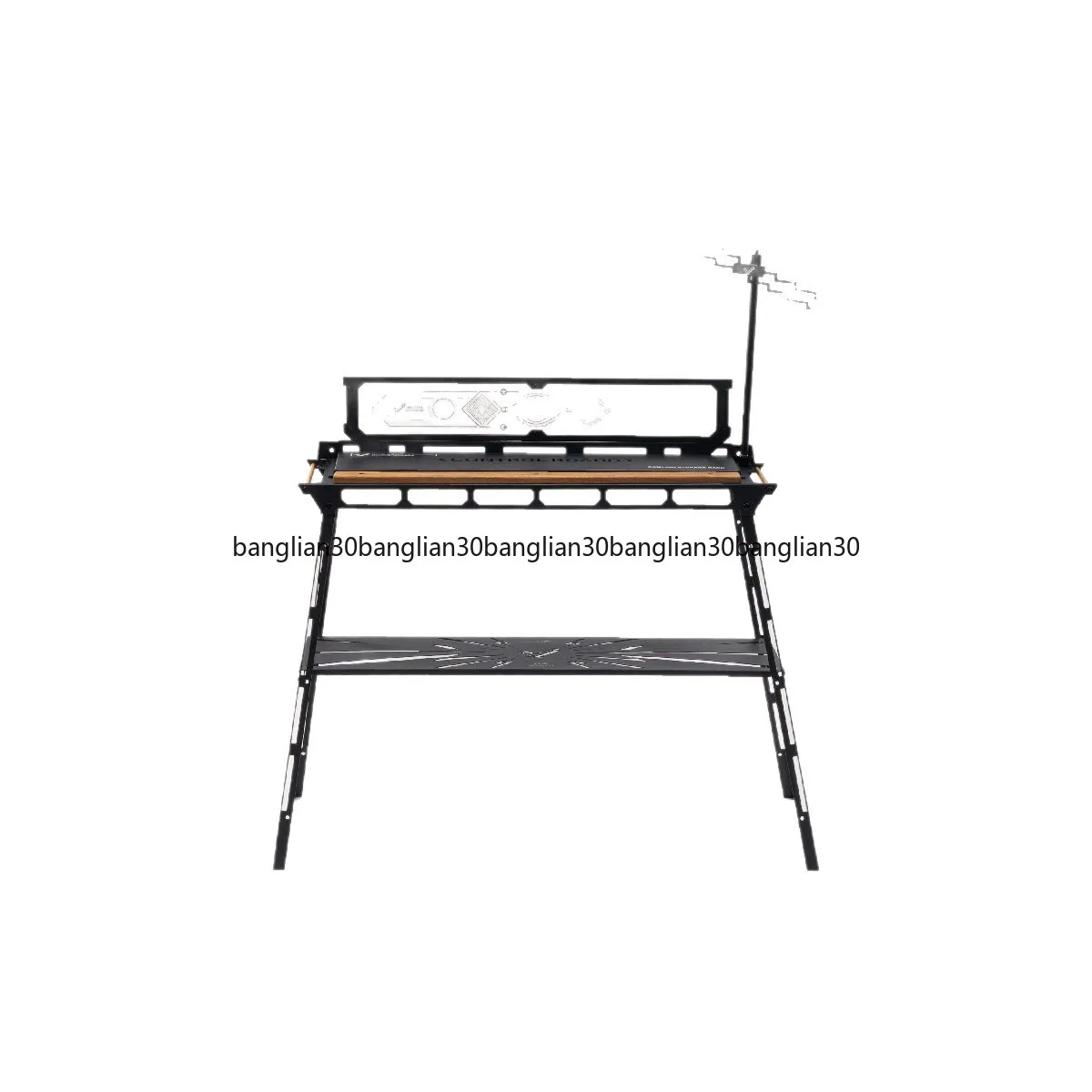 Outdoor Multifunctional Console Exquisite Camping Portable Acrylic Double Layer Storage