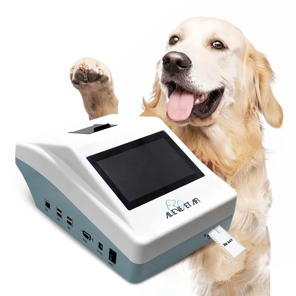 Veterinary Fluorescence Immunoassay Analyzer Clinical Analytical Instruments Pet Poct