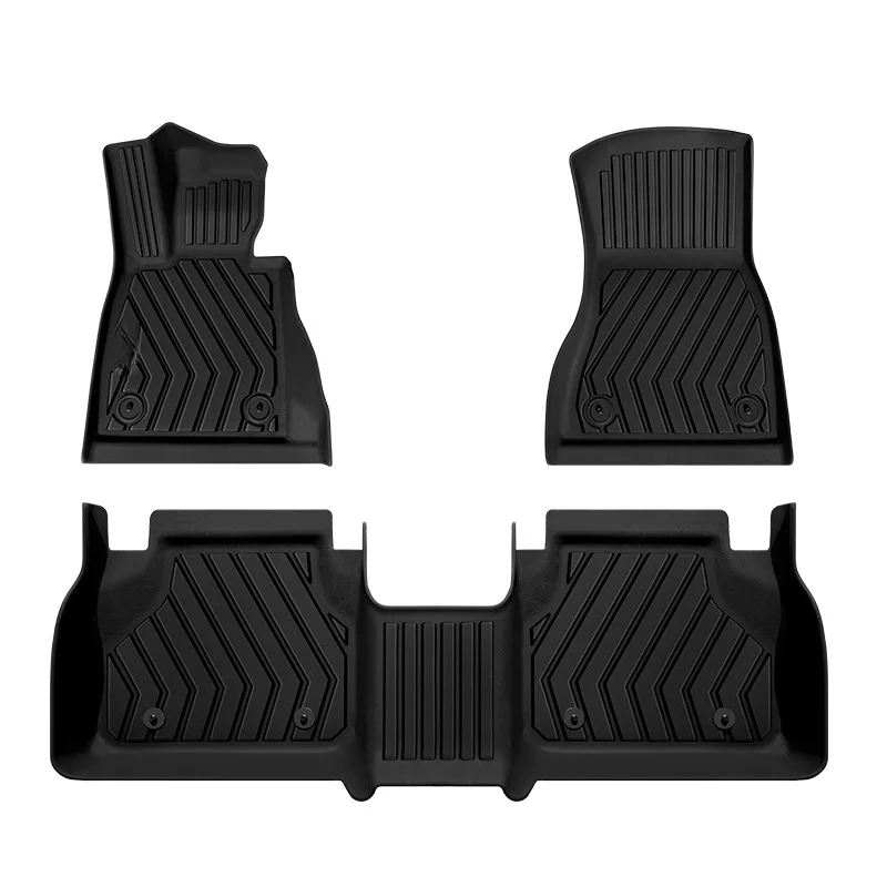 TPE Car Floor Mats Custom Fit For Xpeng G6 G7 P7 Plus Single Layer Double Five Seat Half Wrap