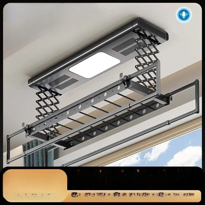 Electric clothes drying rack for indoor balcony drying racks, fully automatic drying bag installation