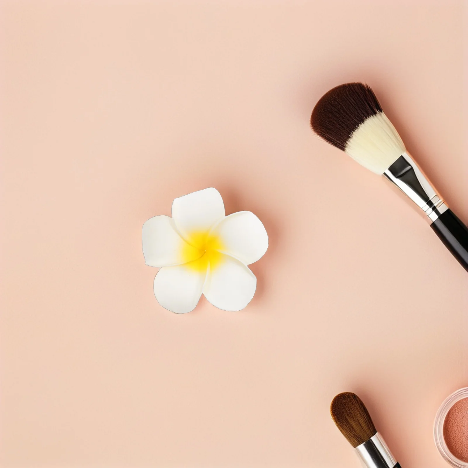 

20pcs Artificial Hairpin 9cm Plumeria Clips Women Women Hair Clips Beach Wedding Party Accessories Hair Supplies