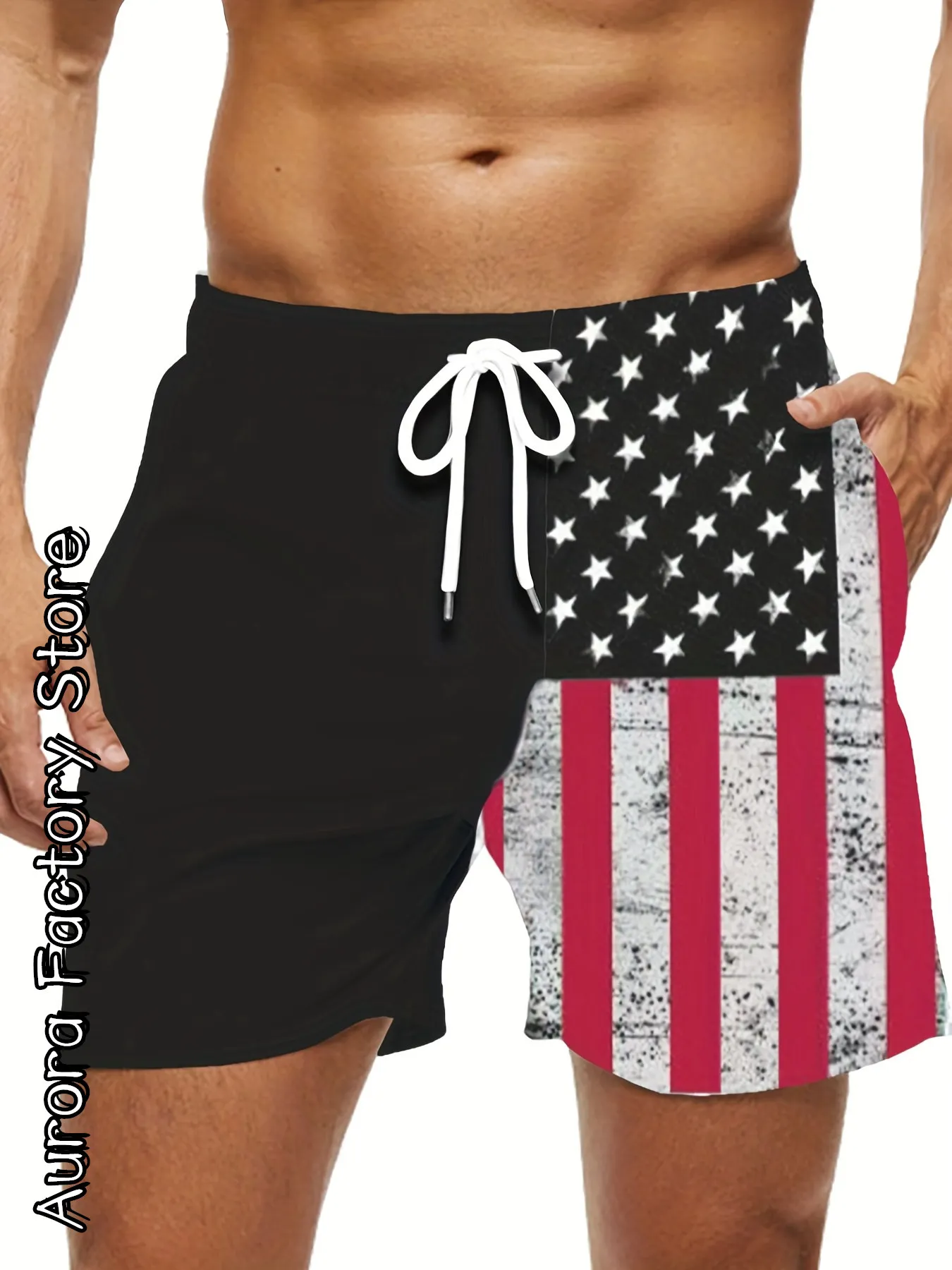 Summer Men Fashion Trend Shorts 3D USA Flag Graphic Clothing Boys Kids Casual Hawaii Vacation Shorts Male Stylish Beach Shorts