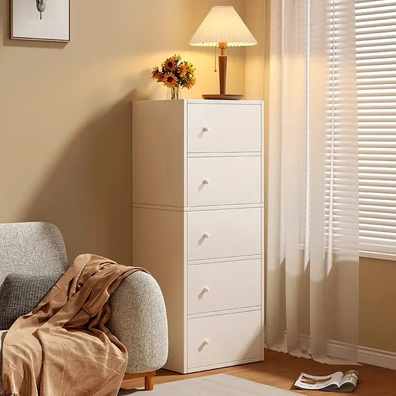 for Cream Wind Chest Bedroom Dresser Storage Living Room Master Bedroom Wall Mounted Storage Cabinet Modern Simple Household
