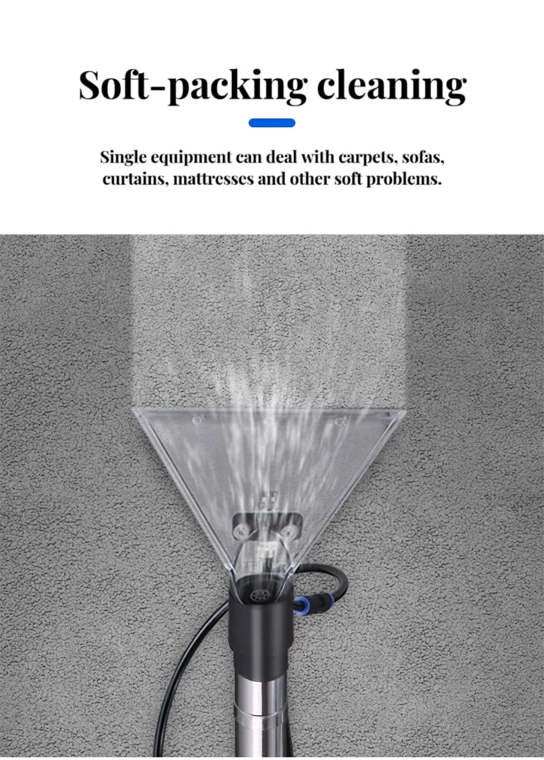 CP-9 Electric Carpet Extractor  Mount Wet Dry Instant Low Foam Cleaning New Plastic Electric Motor Pump