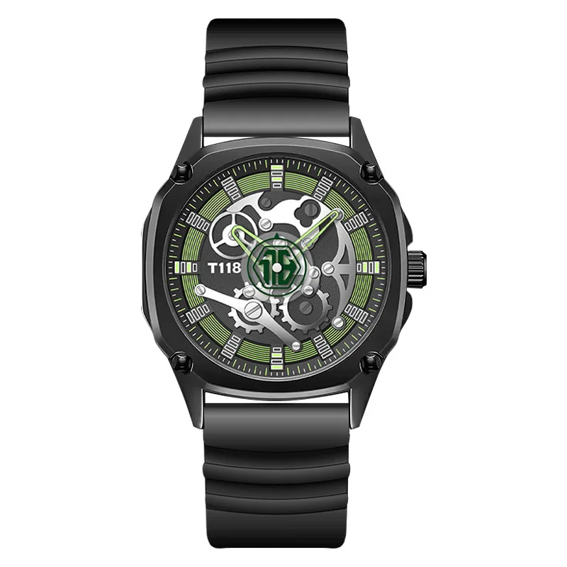 Fashion Quartz Watch Men's Silicone Strap Military Sports Watches Student Clock Reloj de Hombre