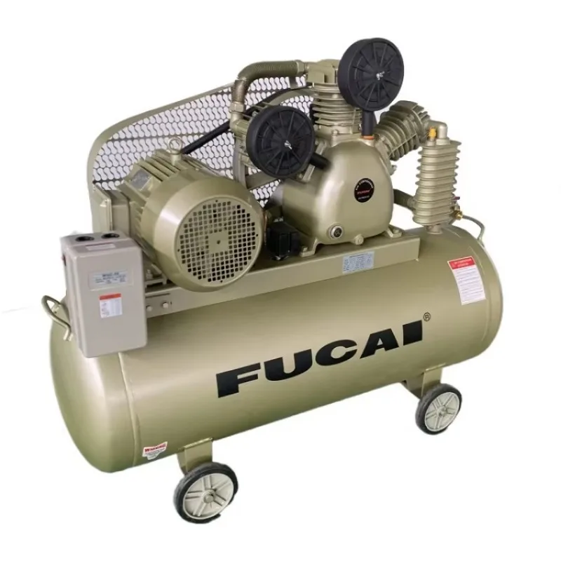 7.5HP 5.5KW Low Noise Piston Air Compressor - Industrial Silent Air Compression Equipment
