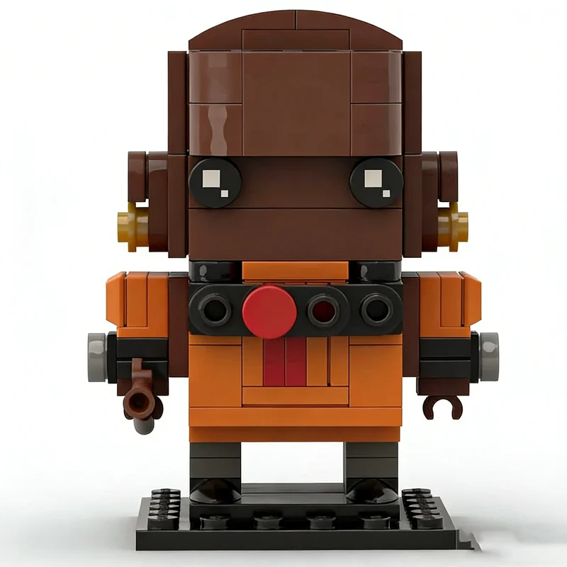 132 قطعة MOC Marsellus والاس اللب الخيال Brickheadz نموذج اللبنات هدايا عيد الميلاد لعبة فكرة تعليم البناء