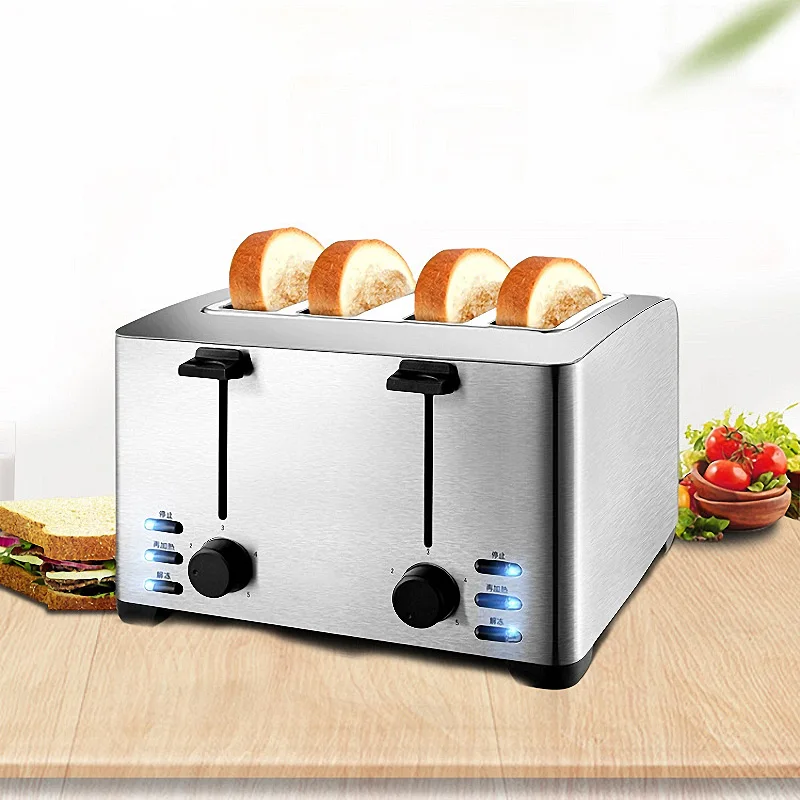 Bread Toaster hine Automatic Toast hine 4 Slices Breakfast hine Toaster Stove Equipment