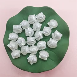 20pcs Acrylic Imitation Pearl White Star Shell Beads Pendant DIY Jewelry Making Bracelet Necklace Material Wholesale