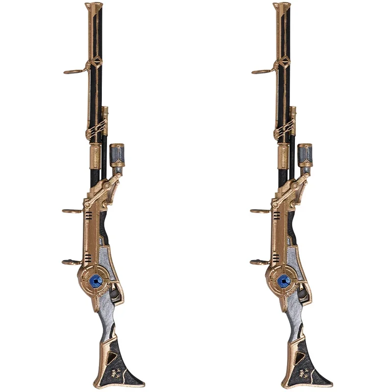 Arcane Caitlyn Cosplay Long Handgun Ornament Props Game LOL The Sheriff Of Piltover Disguise Pistol Gun Home Decor Halloween^0*l