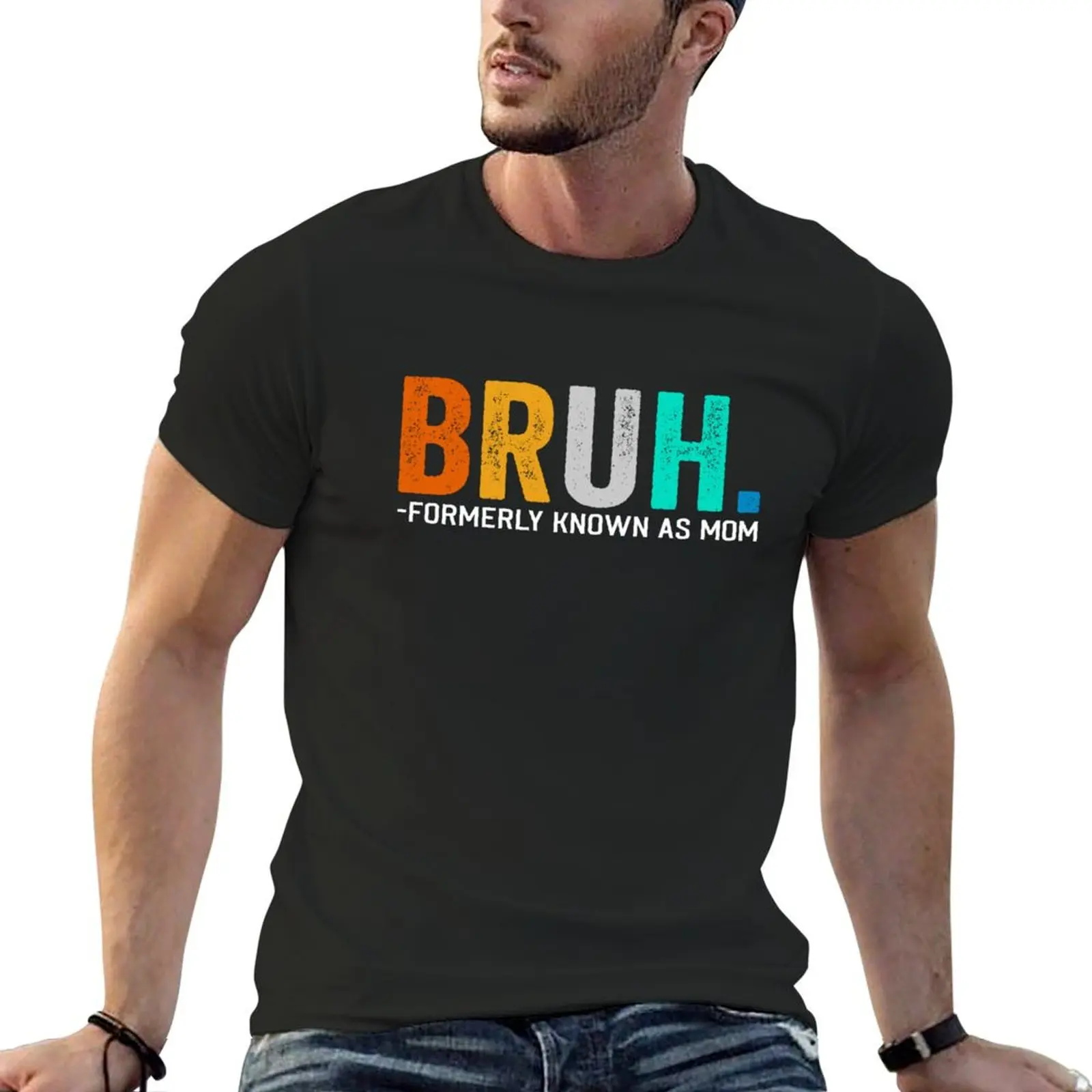 Bruh Formerly Known as Mom Funny Vintage Mother's Day T-Shirt new edition plain oversized custom shirt men workout shirt