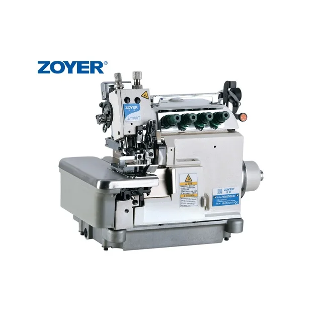 ATV&UTVCheap Price ZY988TXB-15-20 Automatic Heavy Duty Overlock Flat-Bed High-Speed 750W Motor Mattress Sewing Manufacturing Pla
