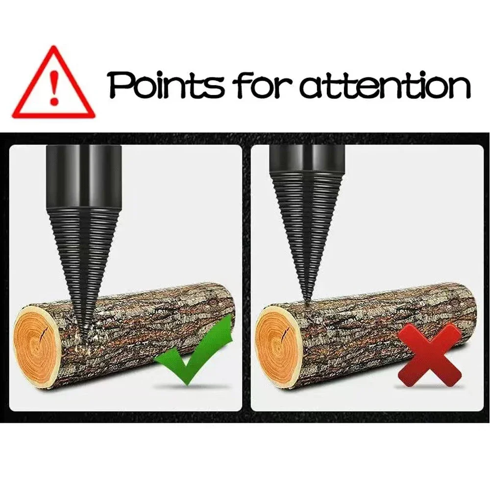 Broca De Mão Elétrica Enegrecida, Broca De Cortar, Máquina De Martelo, Quebrando, Conjunto De Ferramentas De Madeira, Cabo Intercambiável, 32mm, 50mm