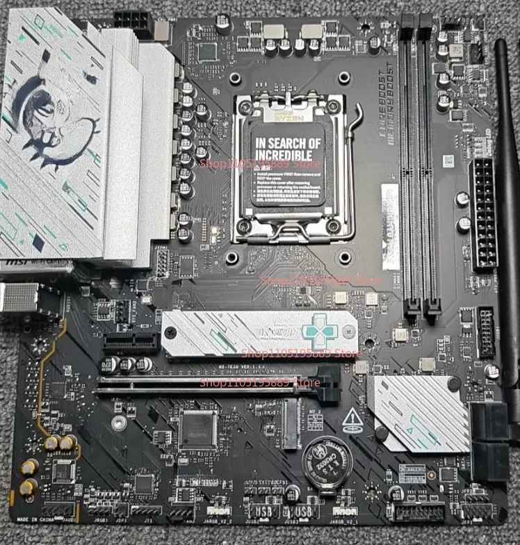 

Материнская плата MSI B650M GAMING WIFI, поддерживает процессоры AMD Ryzen 9000 серии, с Wi-Fi.