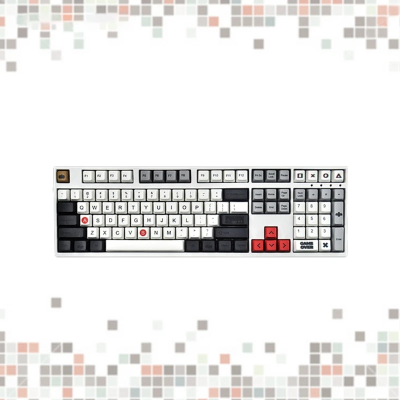 Juego completo teclas doble disparo PBT perfil Cherry 108 teclas para teclado mecánico