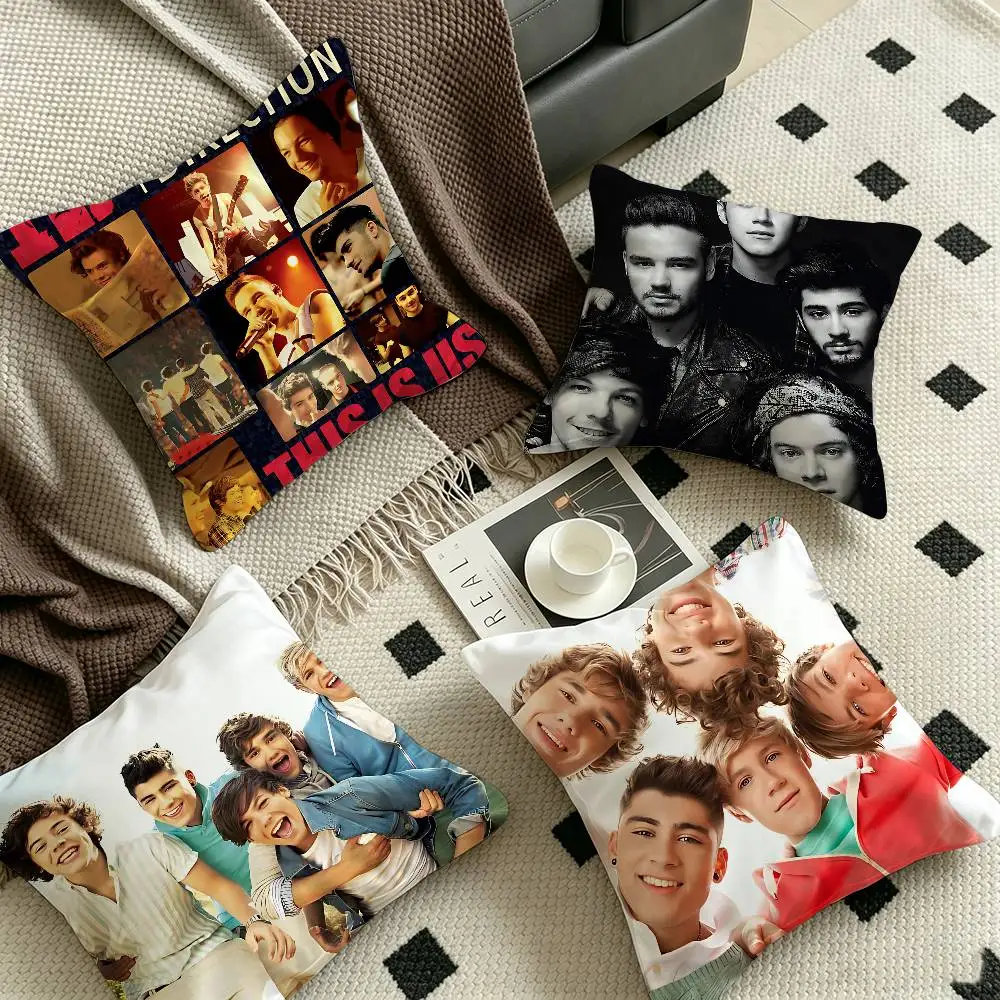 One band D-Direction Personalized picture text home decorative pillows Household Gifts 45x45cm