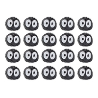 20x Cartoon Mini Coal Ball Landscape Garden Courtyards Decorations Figurines