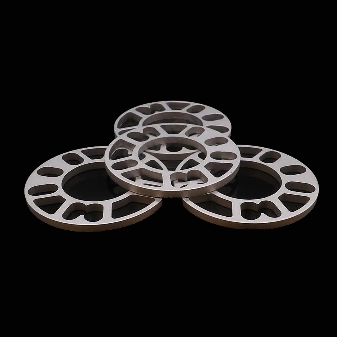 4Pcs 3/5/8/10mm Alloy Aluminum Wheel Spacers Shims Plate For 4/5 Stud Wheel 4x100 4x108 4x114.3 5x100 5x108 5x110 5x115 5x120