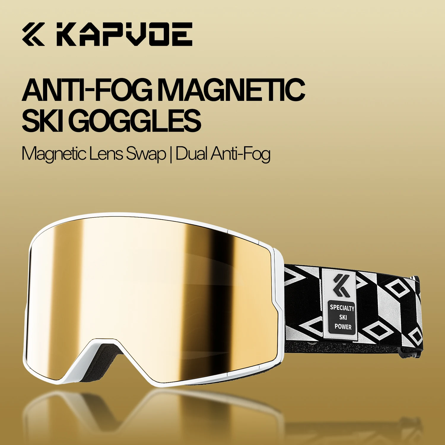 

Kapvoe Photochromic Snow Goggles Ski Snowboarding Skiing Mask for Men Women Anti-Fog Lens UV400 Snowmobile Glasses Motorcycle