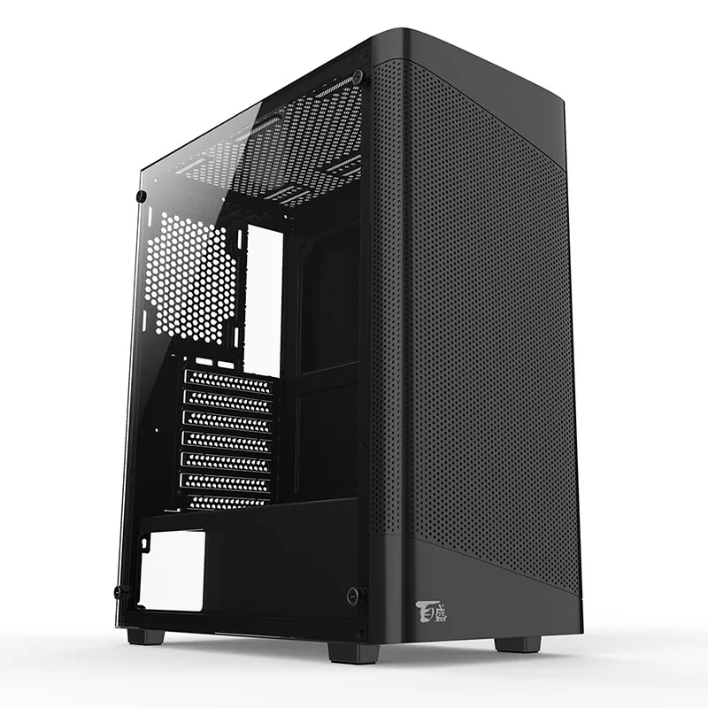 

PARKSON First Encounter A1 Computer Desktop Tempered Glass Full Side Transparent Gaming Water Cooling ATX Back Cable Case