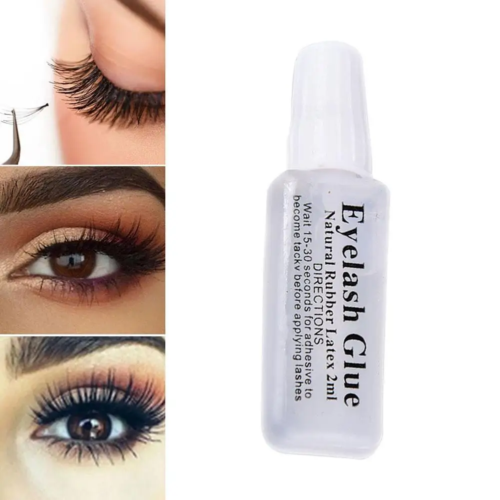Colle à cils blanc laiteux, 2ml, imperméable, durable, séchage rapide, sans Irritation, maquillage adhésif, nouveau, 2025