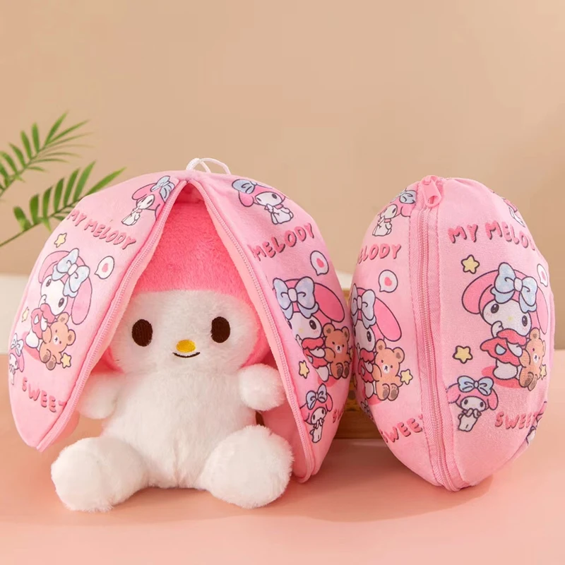 ตุ๊กตาสติทช์น่ารัก การ์ตูนซานริโอ้ ของเล่นซิปแปลงร่าง พวงกุญแจ จี้กระเป๋า ของตกแต่งห้อง ของขวัญวันเกิด วันหยุด