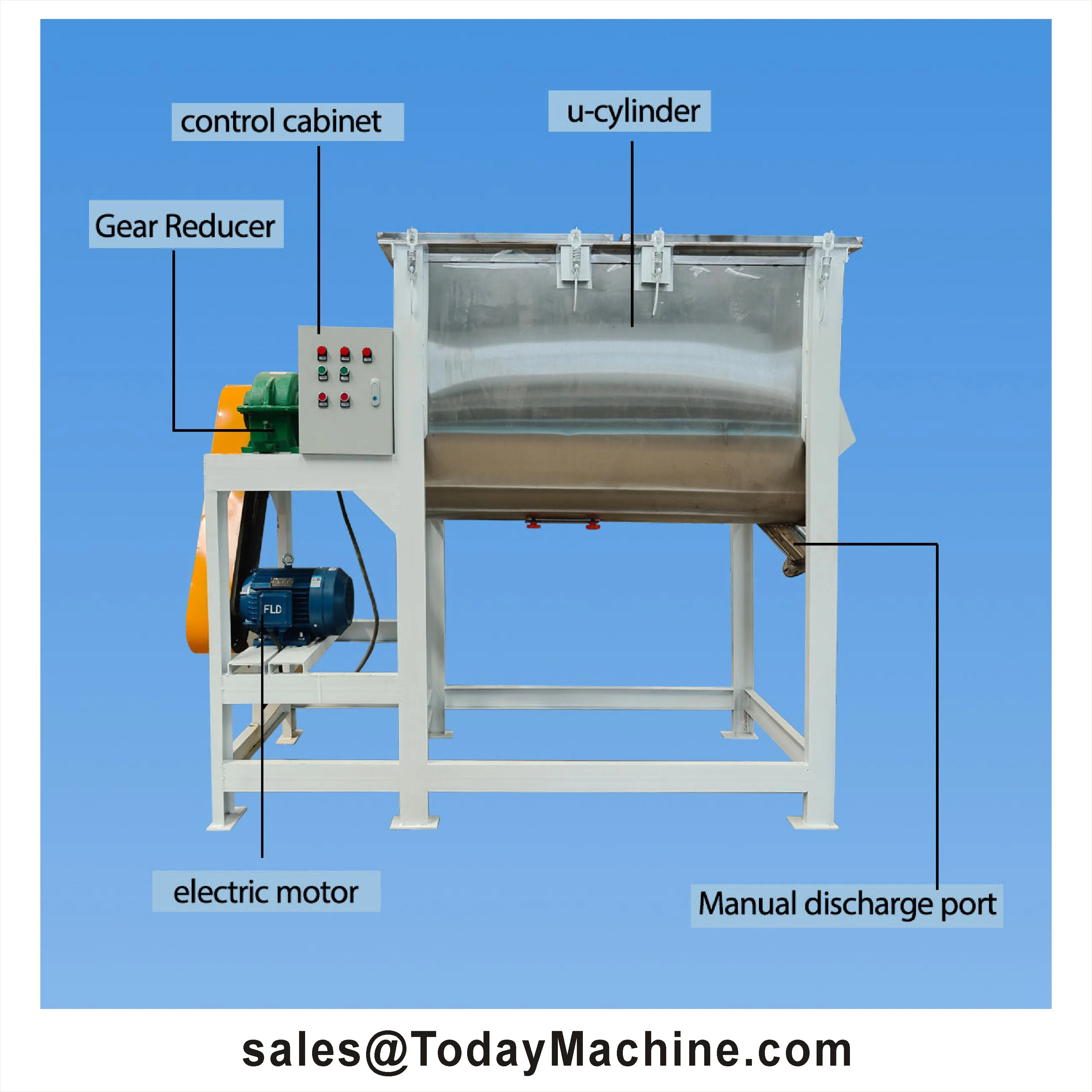 

Китай Лидер продаж Ленточный блендер Миксер Паста Миксер Машина Tote Mixer