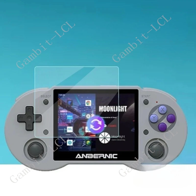 2PCS FOR RG353P RG353PS 3.5Inch Player Games Tempered Glass Protective ON ANBERNIC RG353 P PSP 9H HD Screen Protector Film Cover