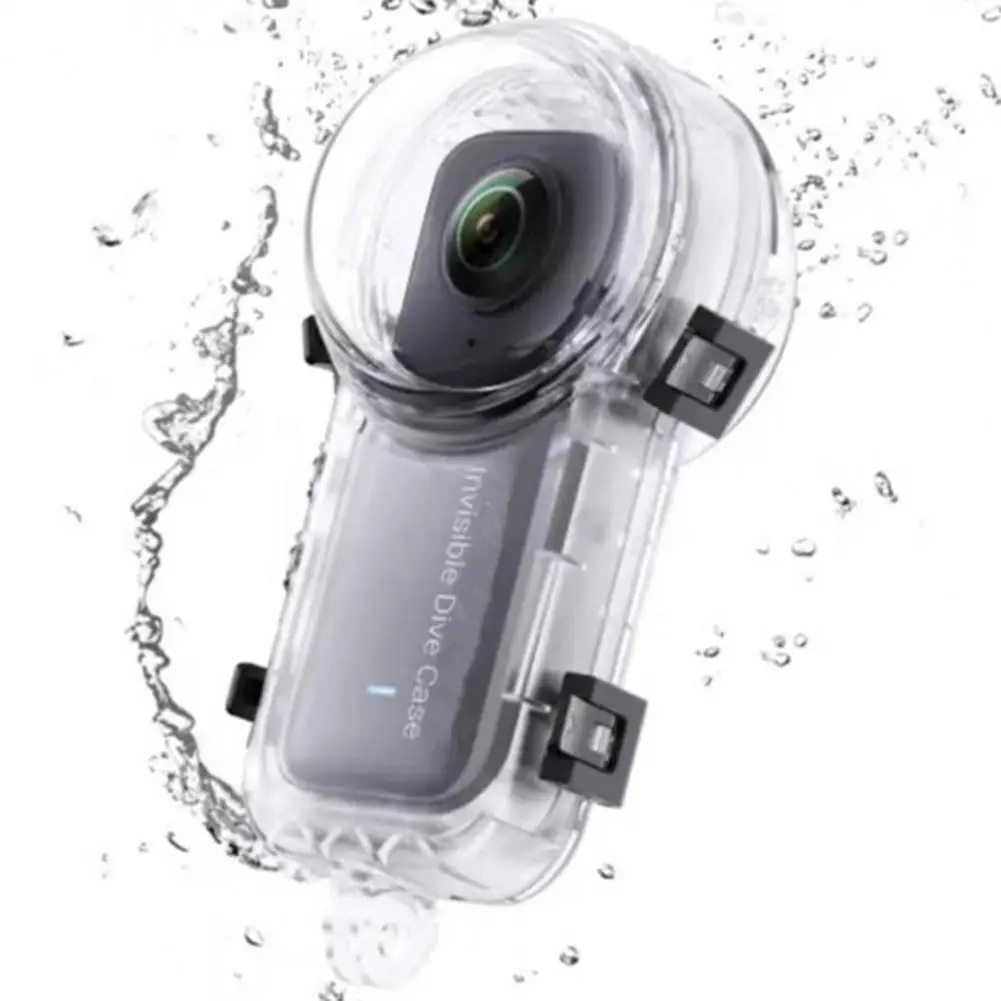 Diving Shell Waterproof Case Insta360 X4 Camera Waterproof Diving Shell with Anti-fog Coating Scratch Resistant for Action